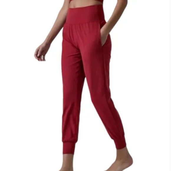 ATHLETA Salutation Jogger red, size small - Picture 1 of 5
